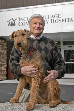 Warren Kocmond and dog