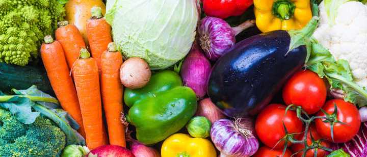 an assortment of colorful vegetables