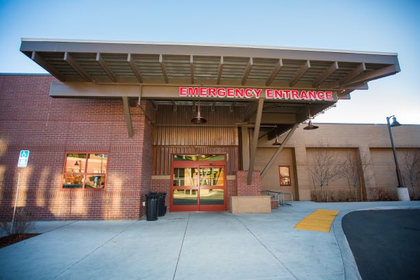 Emergency Room entrance at Tahoe Forest Hospital