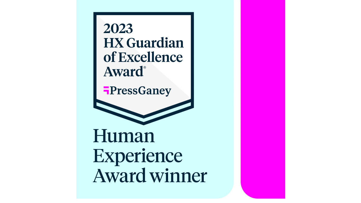 Press Ganey Guardian of Excellence Award 2023 logo