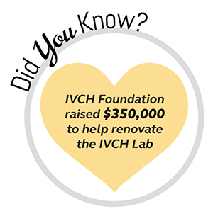 IVCH Foundation raised $350K to help renovate the IVCH lab