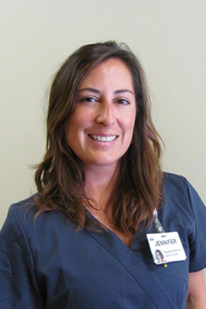 Photo of D’Ambra, BSN, RN, Radiation Oncology Nurse