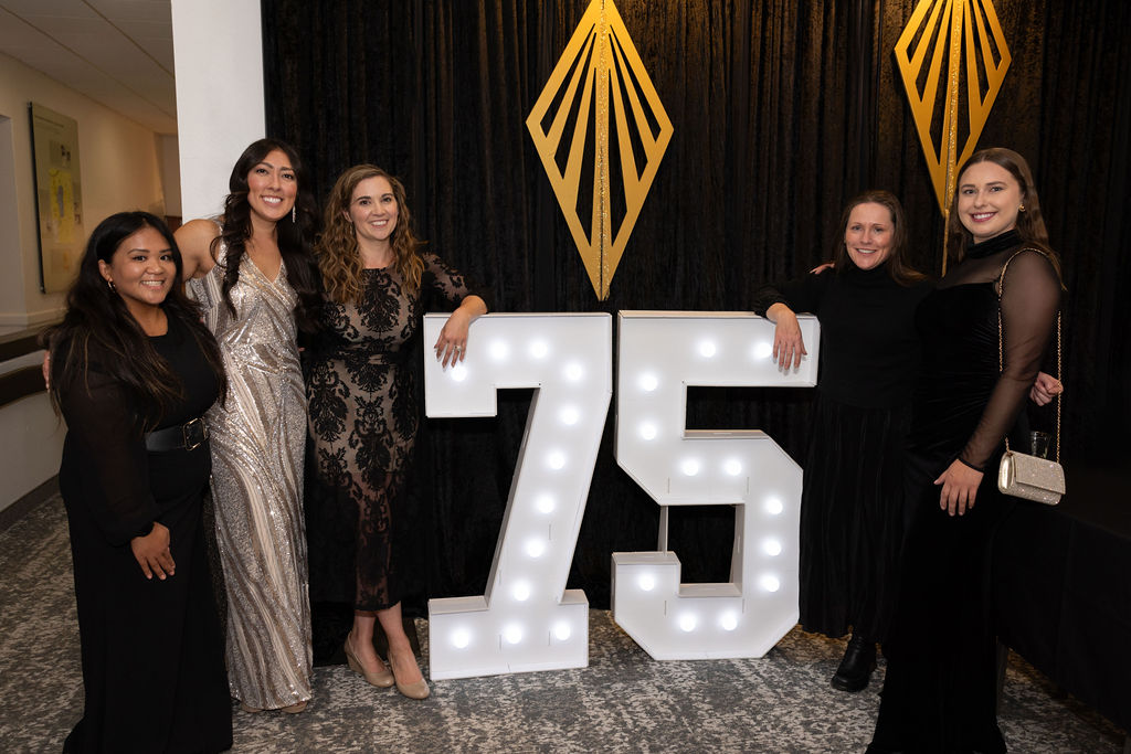 Foundation Staff at 75th anniversary celebration