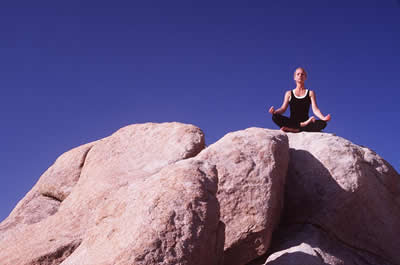 rock meditator